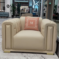 Ensemble de canapés européens modernes en cuir blanc Mobilier de loisirs pour le salon et la salle à manger Bobthegoodfella