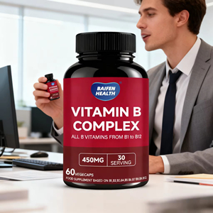 Cápsulas de Vitamina <span class=keywords><strong>B1</strong></span> OEM/ODM, Suplemento de Complejo Vitamínico B, Extracto de Plantas, Complejo de Vitaminas B2, B3, B5, B6, B9, B12 - Product Image 4