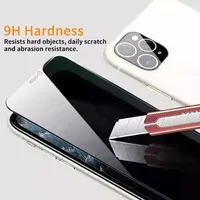 Protection d'Écran Anti-Espion en Verre Trempé à Colle Intégrale pour iPhone 16 15 14 Pro Max 13 12 11 Xs Xr 7 8 Plus