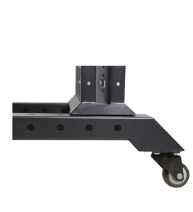 Rack de Servidor Móvil de Acero de 4 Postes con Marco Abierto, Usado, Personalizable, Profundidad Ajustable 18U-47U, Incluye 22U, 600mm de Ancho, 120kg de Carga - Product Image 3