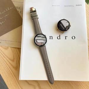 38/40/41/42(S10)MM 42(1 ~ 9)/44/45/46/49MM 20MM/22MM 시계 가죽 활 버클 리치 패턴 스위치 생 귀 가죽 스트랩 - Product Image 3