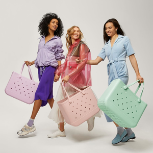 Sac de plage en EVA, fabrication directe usine, 1150g, logo personnalisé, sac à main en caoutchouc imperméable, anti-chute, lavable, pour les voyages et la piscine - Product Image 1