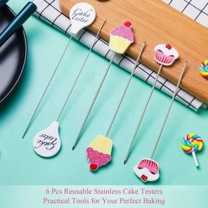 Reusable Stainless Steel Cake Probe Needle Muffin Bread Tester Skewer Pin Baking <b>Kitchen</b> Metal Tool for Desserts - Product Image 2