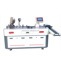 Machine d'alimentation automatique d'étiquettes suspendues avec séparateur de feuilles, impression UV DOD en option, inspection par vision et détection de puces RFID