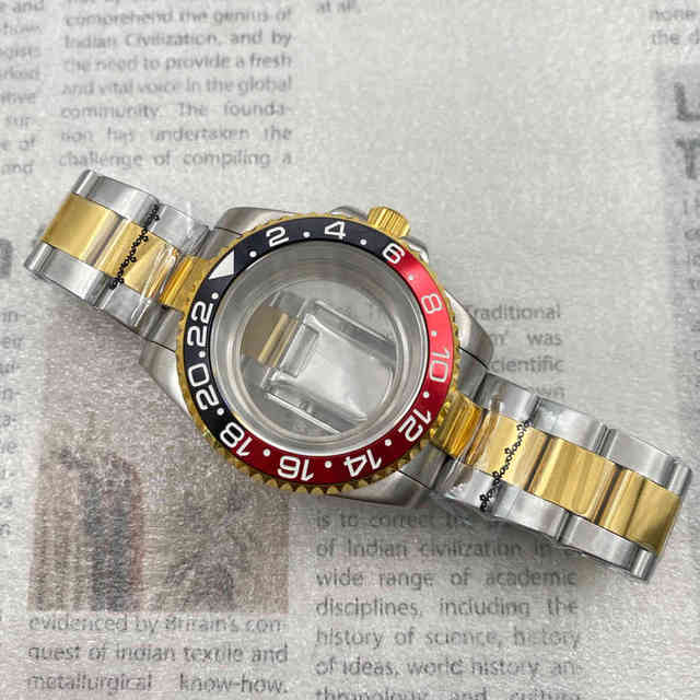 Manufacteurer 40mm Custom Sapphire Glass 316l Cnc Stainless Steel Ceramic Bezel NH35 NH36 8215 ETA 2824 Movement Watch Case