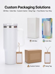 Vaso Térmico de Acero Inoxidable de Doble Pared con Aislamiento al Vacío, 40 oz, Libre de BPA, con Asa y Pajita, Personalizable con Logotipo - Product Image 4