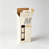 Boîte de transport en papier kraft personnalisée pour boissons, café, jus, emballage à emporter avec poignée et impression de logo