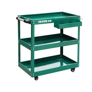 Carrito de herramientas Tuosen de tres niveles con caja para piezas, 655 mm de ancho, para almacenamiento en taller - Product Image 3