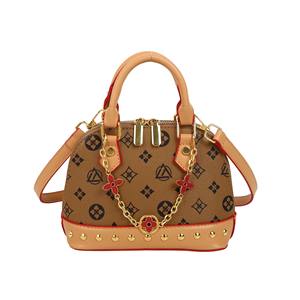 Bolso de Mano y Bandolera de Piel Sintética PU para Mujer, Diseño Versátil con Cadena y Estampado, Estilo Elegante para Fiestas, Moda 2025 - Product Image 5