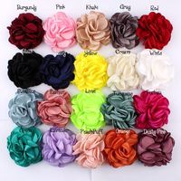 Bros bunga kain DIY buatan tangan garmen Multi guna perhiasan wanita bros kamelia klip aksesori rambut korsase