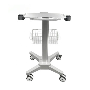 Chariot médical mobile de haute qualité avec 5 roulettes, pour échographie, ECG, unité électrochirurgicale, chariot de soins infirmiers - Product Image 4