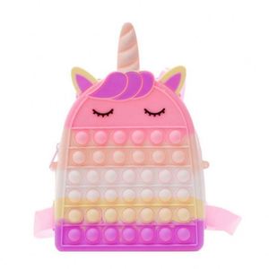 TOYSRUNNER Kids Backpack Fidget <b>Pop</b> Schoolbag Custom 10 Inch <b>Push</b> Bubble Child Waterproof Shoulder Schoolbag - Product Image 5