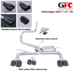Système d'échappement à soupapes non indépendantes pour Volkswagen <span class=keywords><strong>Golf</strong></span> <span class=keywords><strong>7</strong></span> MK7 1.4T 1.6L, remplacement OEM du silencieux d'échappement - Product Image 6