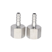Pompe magnétique NPT 1/2 pouce MP-15R, pompe à eau en acier inoxydable pour brassage maison avec raccord de tuyau 1/2 pouce, adaptateur coupleur en acier inoxydable 304