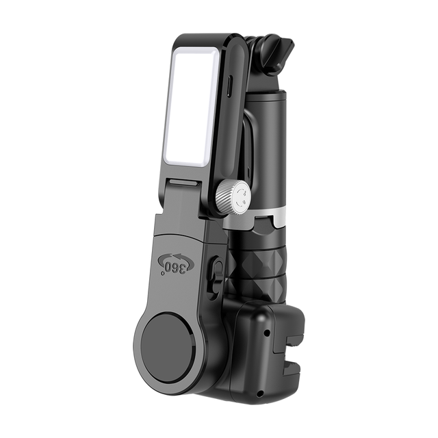 2026 Q18 New Selfie Gimbal Stabilizer with Face Tracking and Gesture Capture Foldable Tripod Stick