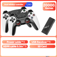 Nouvelle mise à niveau des consoles de jeux vidéo K9 HD 4K Output10000 + jeux rétro avec manette ou manette sans fil 2.4G
