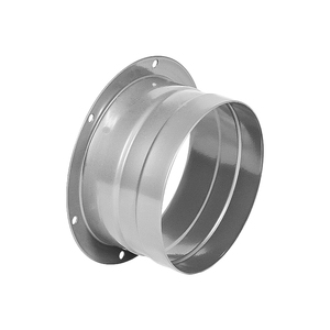 Conector de conducto de ventilación de aire Brida de hierro Tubo recto Conector de conducto de metal Marca TUOSHENG Fácil instalación para sistema de refrigeración de calefacción - Product Image 3