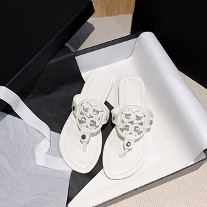YESTEEM TB Chanclas para mujer, <span class=keywords><strong>zapatillas</strong></span> <span class=keywords><strong>de</strong></span> verano, sandalias planas <span class=keywords><strong>de</strong></span> talla grande, zapatos <span class=keywords><strong>de</strong></span> cuero - Product Image 2