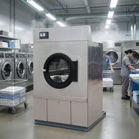 Séchoir industriel automatique électrique à vapeur et gaz en acier inoxydable pour blanchisserie et hôtel