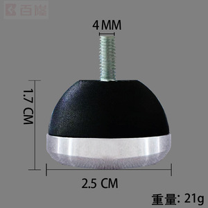 Bailong Cane Head Retractable <b>Roller</b> Extension Screw Tightening Hiking Pole Accessory - Product Image 3