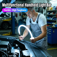 Lampe de travail LED flexible pour voiture, vente en gros, OEM, rechargeable, type-C, bâton lumineux LED en silicone pour inspection sous le capot par les mécaniciens
