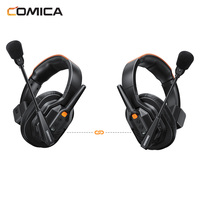Système d'intercom sans fil COMICA Seekcom S1 2.4G avec suppression du bruit ENC, étanche IPX3 et portée de 500 m