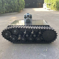 Nouvelle plateforme de chargement robotisée à chenilles en caoutchouc pour usage domestique, capacité de charge de 100 kg/800 kg, châssis de véhicule sur chenilles personnalisé
