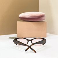 Lunettes de soleil tendance 2026 pour femmes, lunettes de luxe, lunettes de soleil rondes avec coffret
