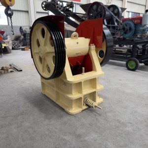 PE150x250 ポータブルミニジョークラッシャー（モーター＆ギア付き）5t/h処理能力 石/砂利/岩石破砕・選別装置 - Product Image 3