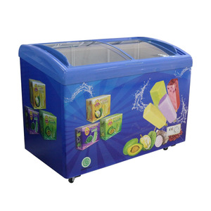 Kolice, congelador comercial de 3 cestas, <span class=keywords><strong>escaparate</strong></span> de refrigerador de doble temperatura con parte superior abierta para helado, congelador de pecho profundo - Product Image 3