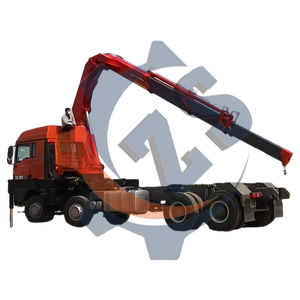 Bras de grue montés sur véhicule personnalisés (bras pliable, bras droit) (commande à distance en option, différents types de crochets) - Product Image 1