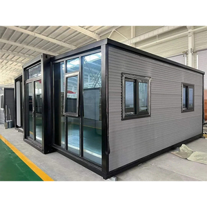 Luxe 40 pieds 20 pieds Villa préfabriquée 2 chambres conteneur d'expédition extensible maison Portable pliant préfabriqué maison pour centre commercial - Product Image 2