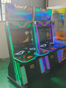 Arcade de jeux vidéo de grande envergure avec machine de jeu de combat « Street Fighter » à deux joueurs et à monnayeur - Product Image 6