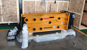 Brise-roche hydraulique SOOSAN SB60 de type supérieur pour excavatrice de 15-18 tonnes, démolition de roche avec garantie CE - Product Image 6