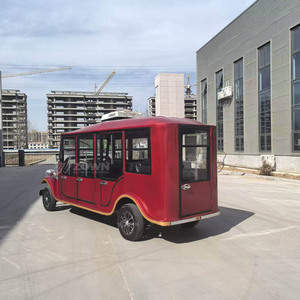 Vehículo Turístico Eléctrico de Alta Comodidad, Estilo Vintage Retro, 8 Asientos, Carro Clásico de Turismo con Batería de Litio para Turismo Panorámico en Resorts - Product Image 2