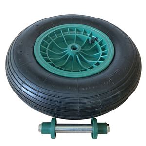 4.00-8 Opblaasbaar Kruiwagenwiel En Band 16 ''Pneumatisch Rubberen Wiel Voor Kruiwagen Tuinwagen En Aanhangwagen Karren - Product Image 3