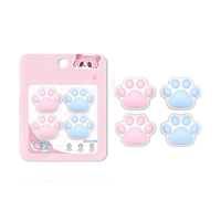4 en 1 Capuchons de joystick en silicone mignons pour manette Nintendo Switch 2, capuchons de protection antidérapants pour joysticks NS2