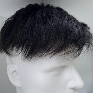 Système capillaire en dentelle pour hommes, toupet en cheveux humains pour hommes - Product Image 1