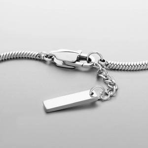 Vendita calda all'ingrosso JY braccialetto placcato in oro minimalista moda catena di serpente da uomo in acciaio inox bracciale per gli uomini gioielli - Product Image 5