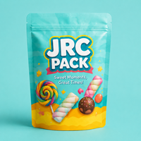 Sachets refermables personnalisés avec logo imprimé, anti-odeur, en Mylar, avec fermeture éclair, en aluminium scellé, à l'épreuve des enfants, pour l'emballage alimentaire (sushi, lait, bonbons)