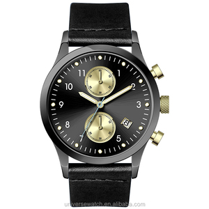 Nouveau luxe pour hommes et femmes montre en or rose complet <span class=keywords><strong>chrono</strong></span> boîtier et bracelet en acier inoxydable 316L U2674 - Product Image 5