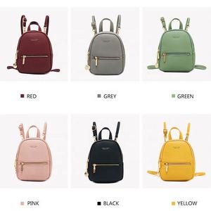 Multi-Function Female Casual PU <b>Leather</b> Shoulder Bag <b>Mini</b> Women <b>Leather</b> <b>Backpack</b> Sky Blue Color - Product Image 6
