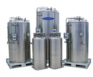 Oxy lỏng/Nitơ/Argon/CO2 lưu trữ Tank dewar đông lạnh Xi lanh khí dewar Tank