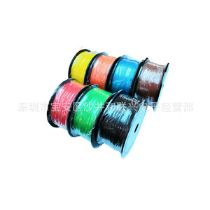 สายจั๊มพ์ PCB สีสันสดใส 30awg 0.25 มม. ตัวนำทองแดงหุ้มฉนวนพีวีซีแบบไม่มีชีลด์ สำหรับการเดินสายแผงวงจร 305 ม. ต่อม้วน - Product Image 1