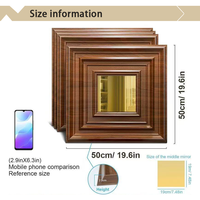 Panneau de plafond carré 3D en PVC d'usine, installation rapide, sans colle, pour salle de sport, chambre, salle à manger, décoration intérieure, panneaux muraux, usage domestique