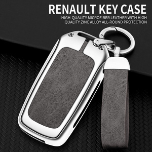Coque de clé en alliage de zinc de qualité supérieure pour Renault Clio Megane Koleos Captur <span class=keywords><strong>Arkana</strong></span>, <span class=keywords><strong>accessoires</strong></span> de clé de voiture élégants - Product Image 1