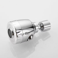 Aérateur de lavabo universel moderne à deux vitesses anti-éclaboussures Bec de robinet rotatif à grand angle pour salle de bain