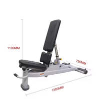 Chaise d'entraînement multifonctionnelle réglable, banc d'entraînement robuste avec cadre en acier, chaise de fitness utilisée pour l'entraînement musculaire