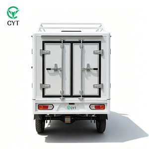 Tricycle de livraison électrique réfrigéré à <span class=keywords><strong>3</strong></span> <span class=keywords><strong>roues</strong></span> avec caisse fermée et cabine intégrée pour le transport de marchandises frigorifiques - Product Image 2