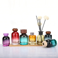 Diffuseur de parfum cylindrique vide en verre pour voiture, écologique, de haute qualité, sans flamme, anti-odeur, avec logo